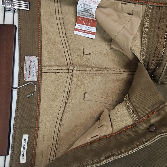 Weatherproof Men's Slim Fit Brown /khaki Size 32×30 Jeans - Picture 11 of 11